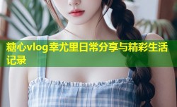 糖心vlog幸尤里日常分享与精彩生活记录