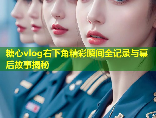 糖心vlog右下角精彩瞬间全记录与幕后故事揭秘  第1张