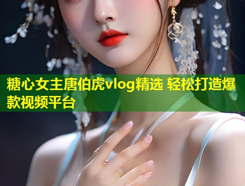 糖心女主唐伯虎vlog精选 轻松打造爆款视频平台  第1张